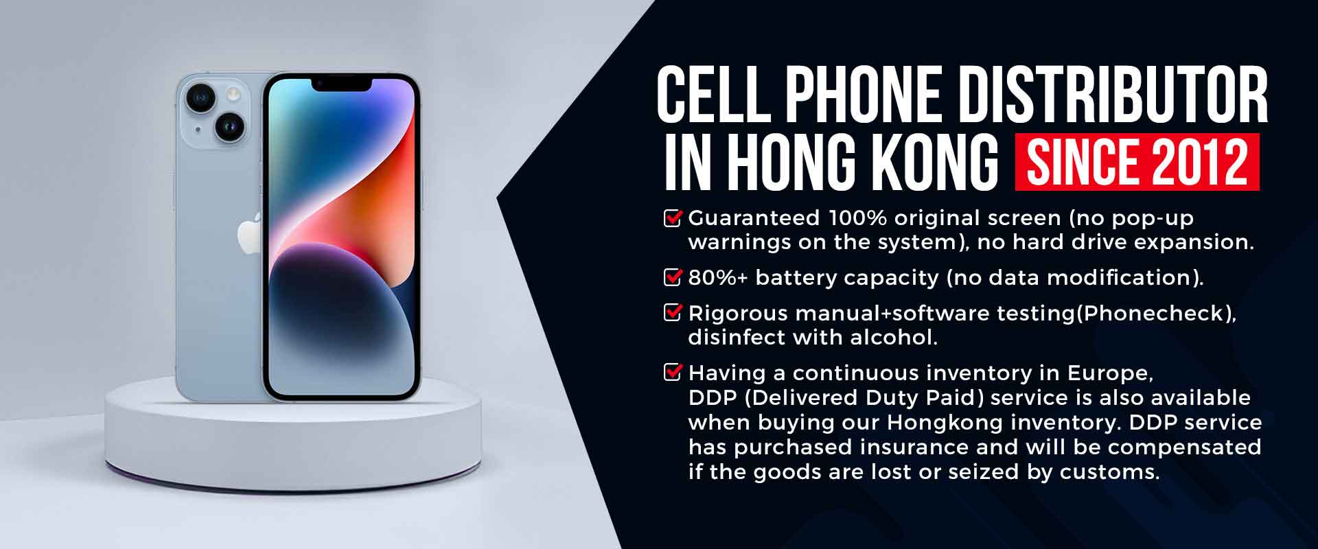 Wholesale Cell Phone Distributor In Hong Kong
